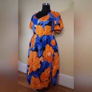 Tabitha Brown for Target floral print maxi dress size 16w/18w NWT